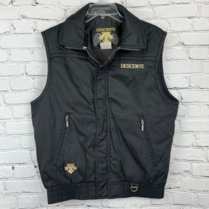 Vintage Descente Lightweight Zip Up Insulated Vest Sz M